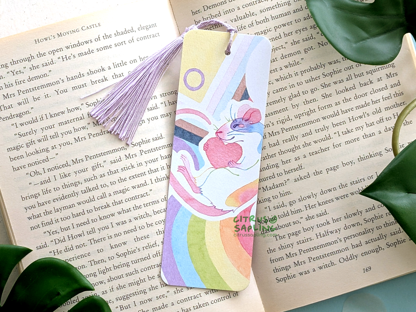 Rainbow Rat Bookmark