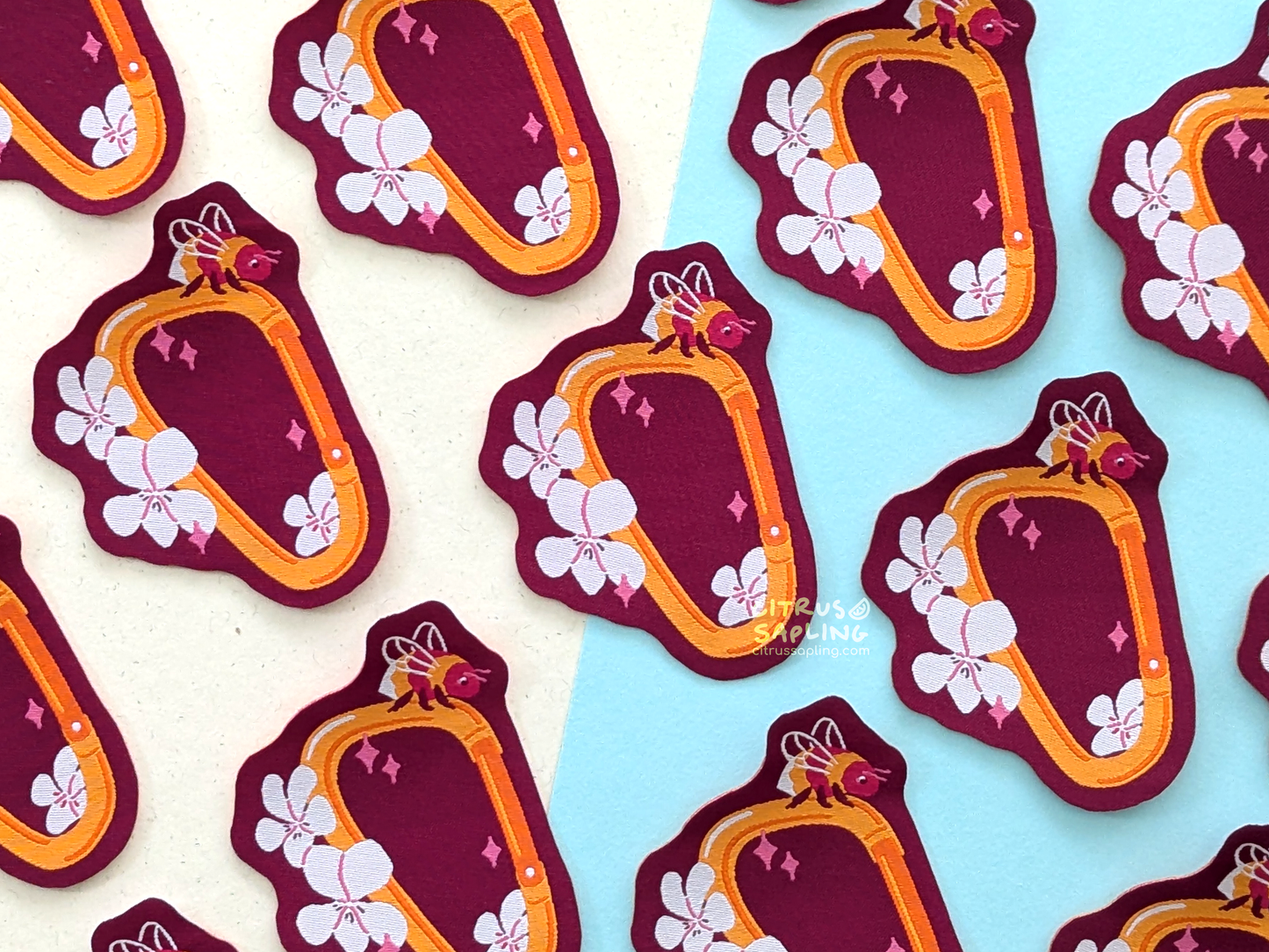 Carabiner Woven Patch