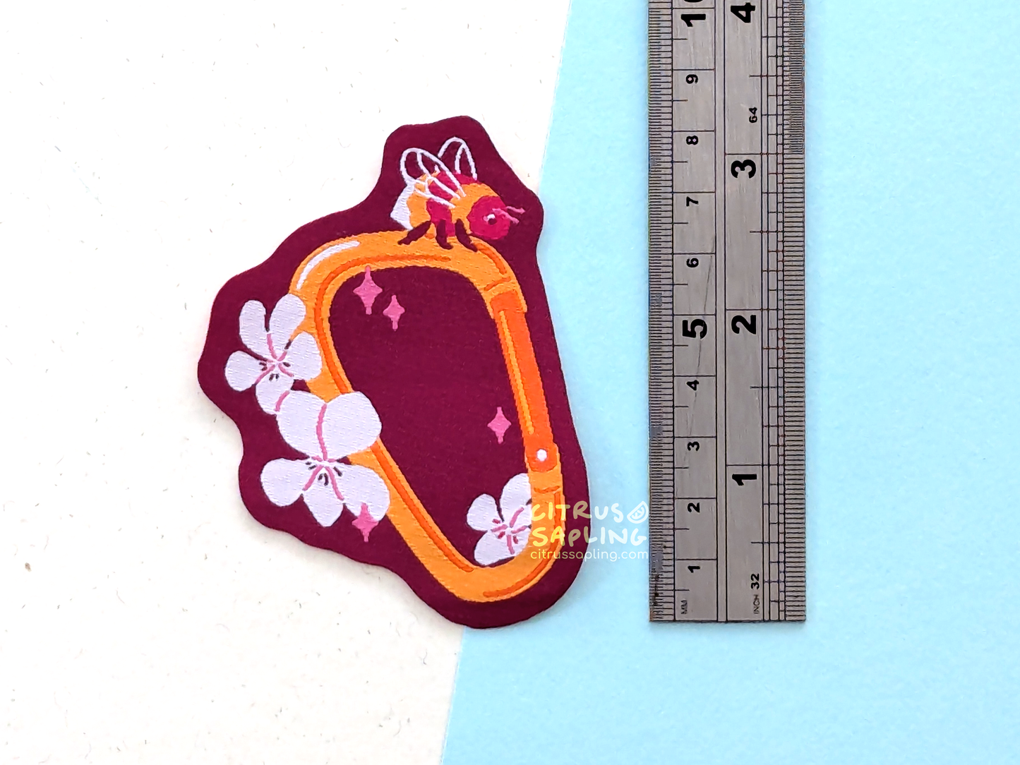 Carabiner Woven Patch