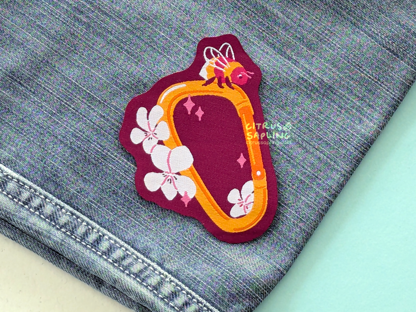 Carabiner Woven Patch