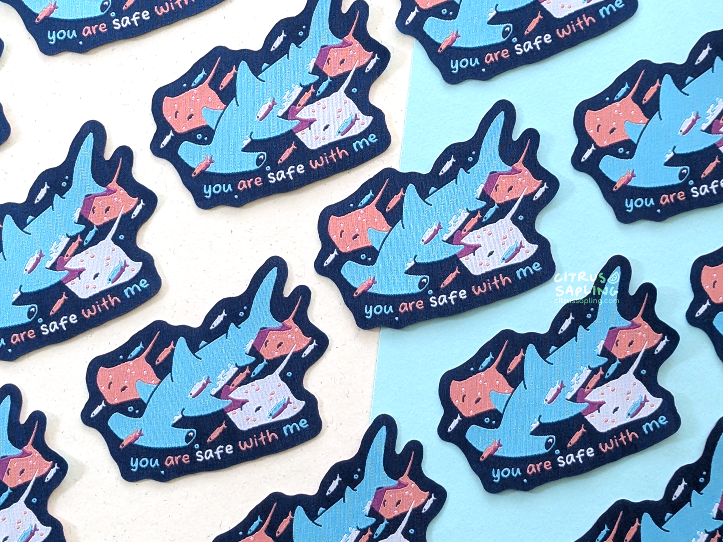 Safe With Me Woven Patch