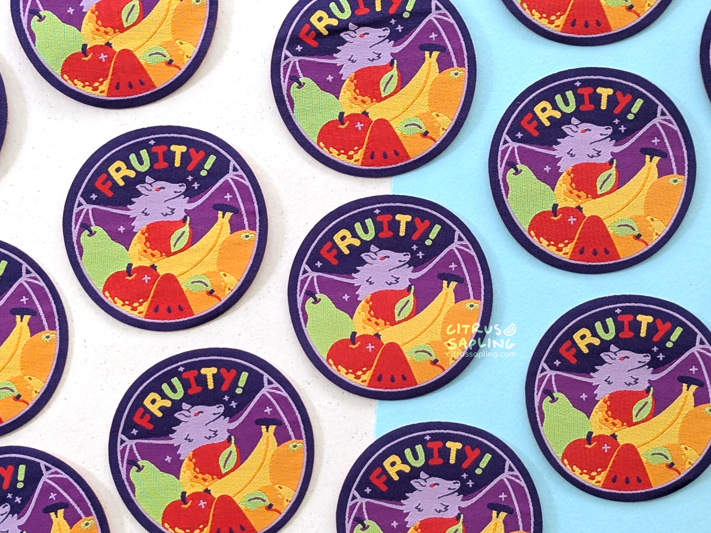 Fruity! Woven Patch