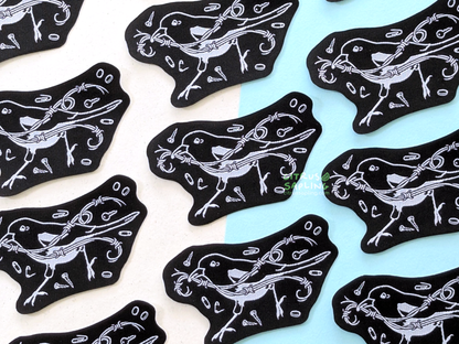 Magpie Woven Patch
