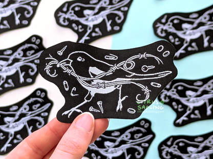 Magpie Woven Patch