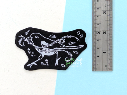 Magpie Woven Patch