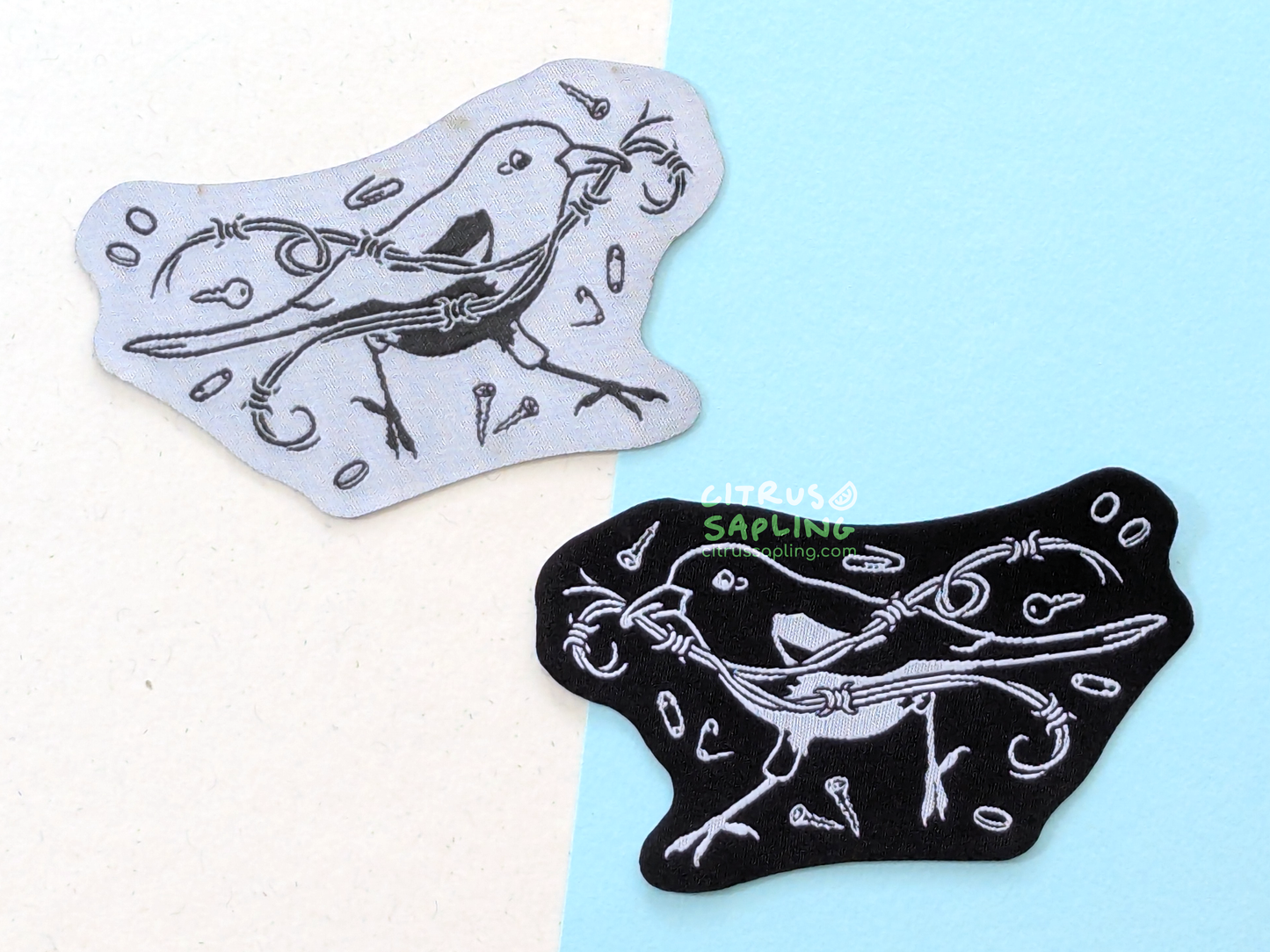 Magpie Woven Patch