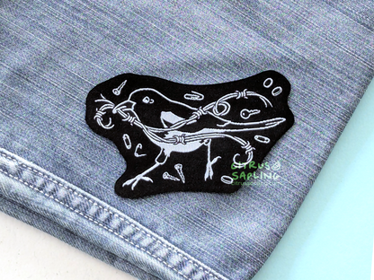 Magpie Woven Patch