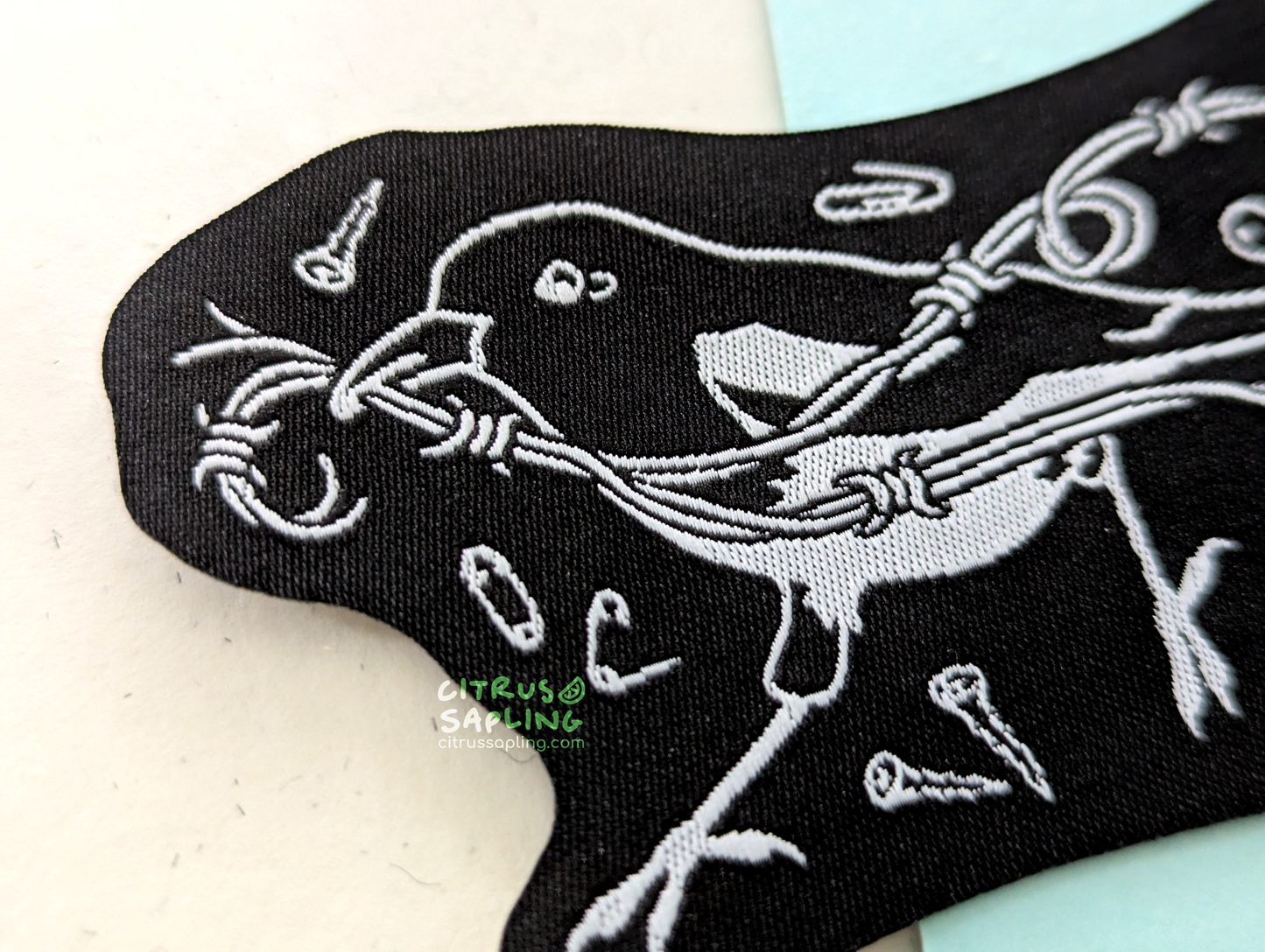 Magpie Woven Patch