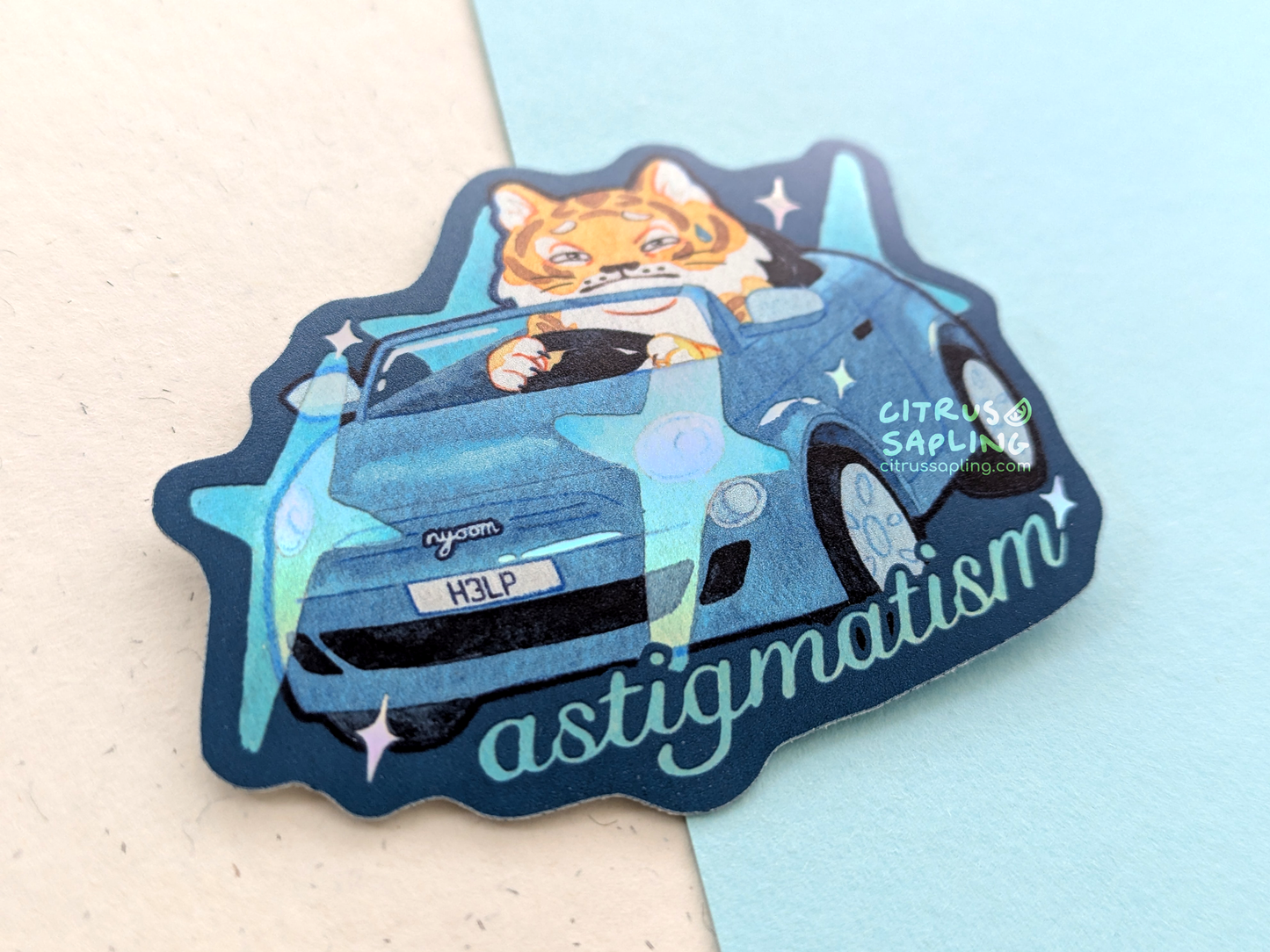 Astigmatism Holo Sticker