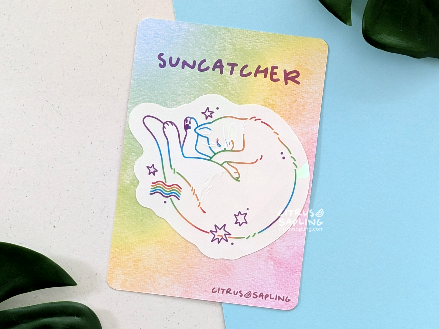 Tuxedo Cat Suncatcher