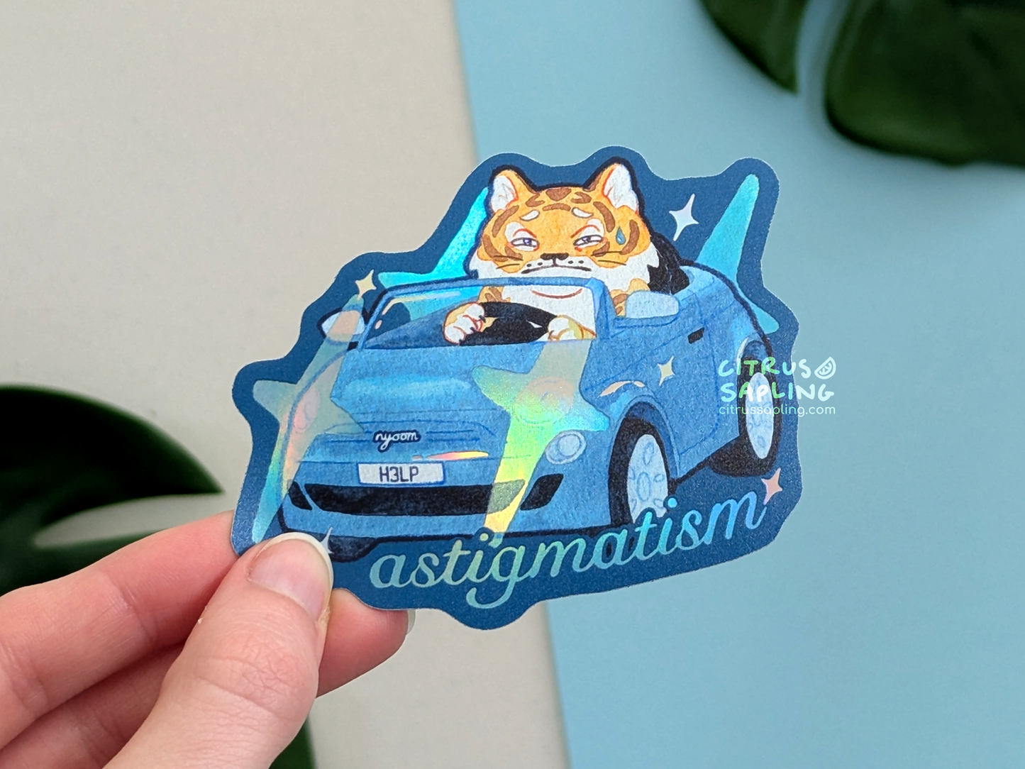 Astigmatism Holo Sticker