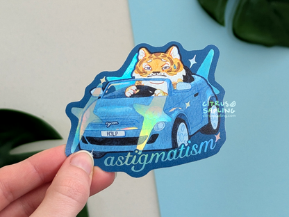 Astigmatism Holo Sticker