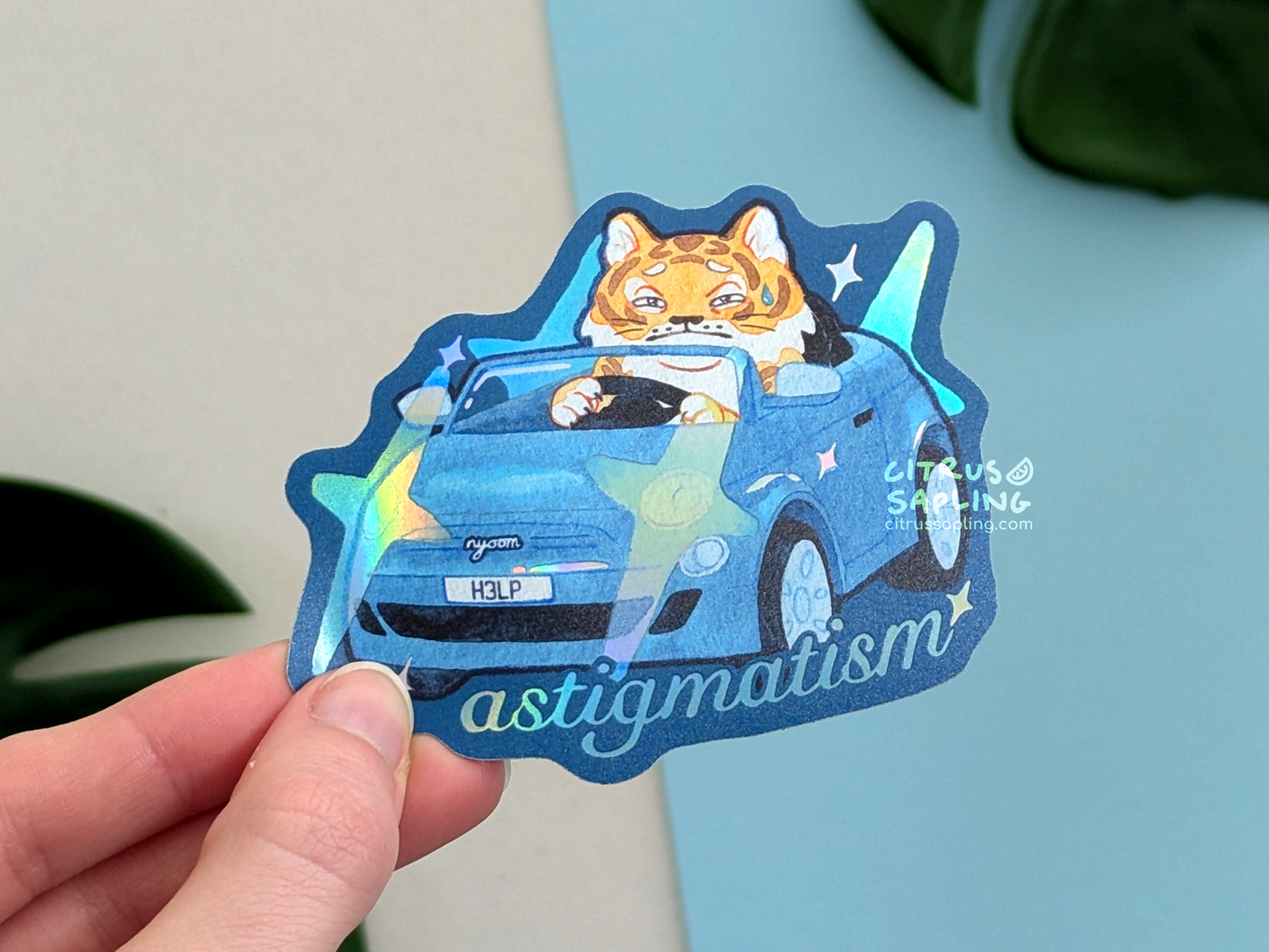 Astigmatism Holo Sticker