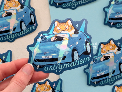 Astigmatism Holo Sticker