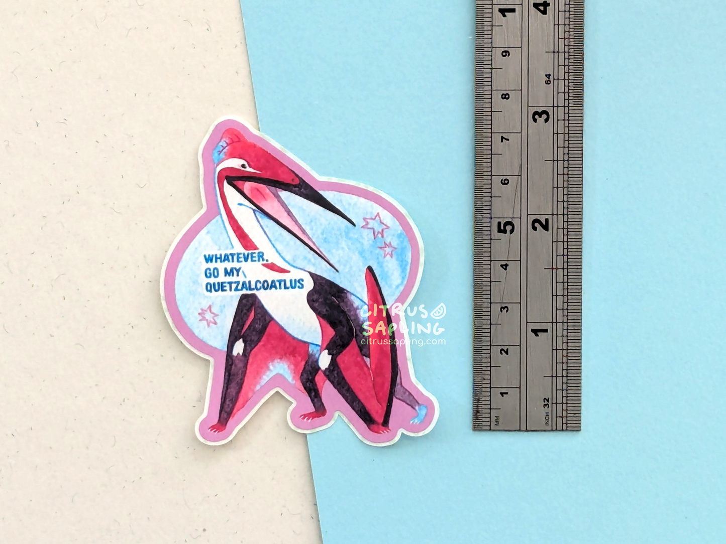 Go My Quetzalcoatlus Sticker