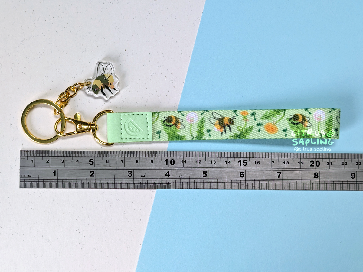 Bumblebee Wristlet Keyring