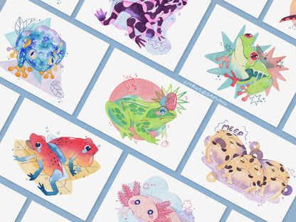 Frog Postcard Prints