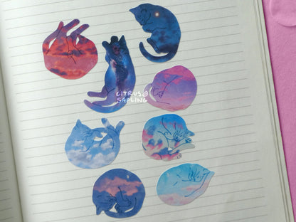 Sky Cats Sticker Sheet