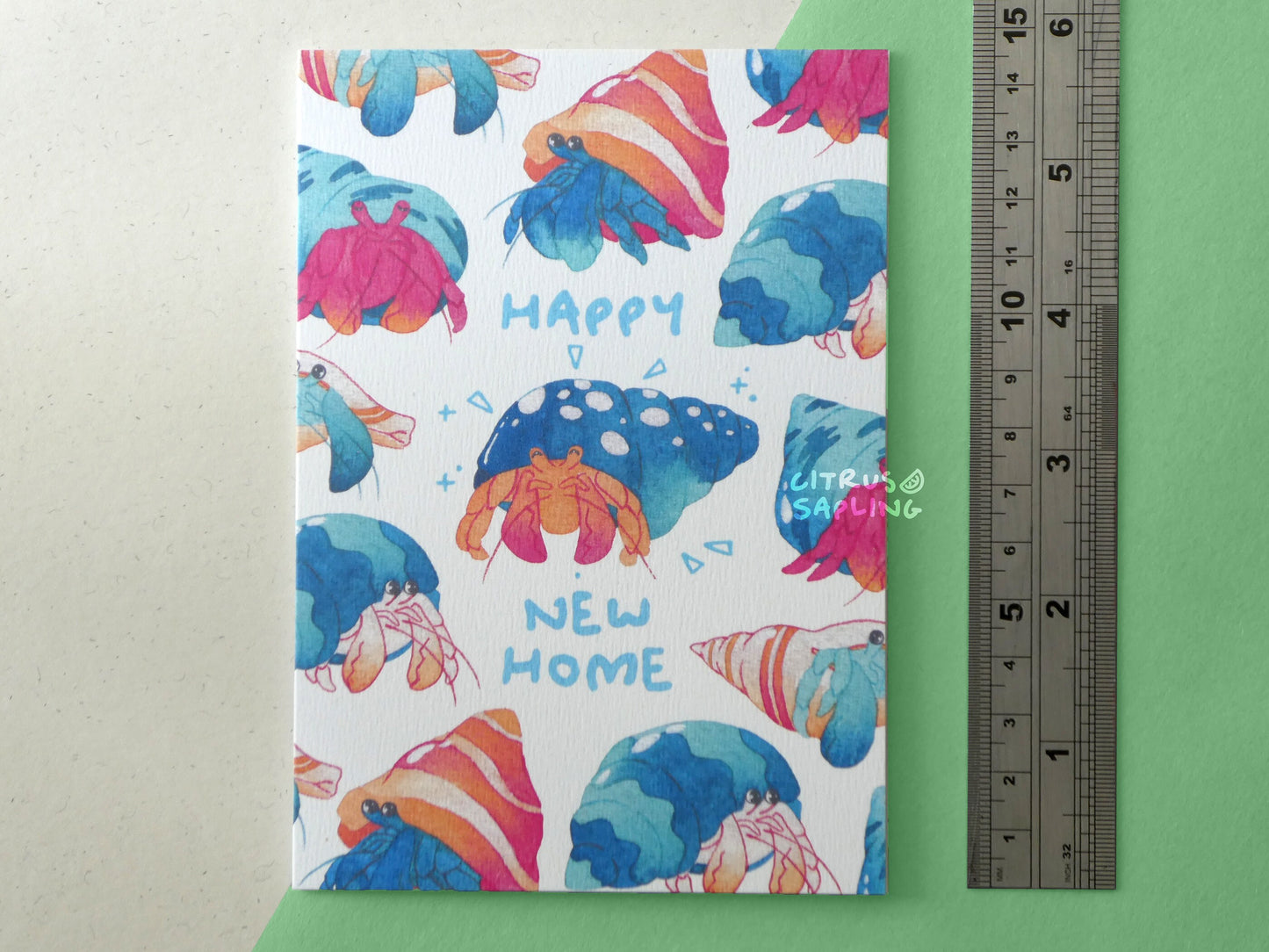 Hermit Crab Happy New Home Greetings Card