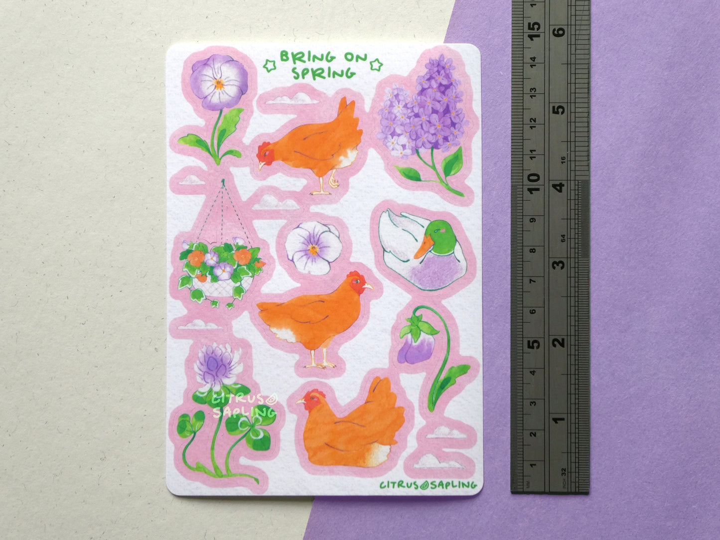 Spring Time Sticker Sheet